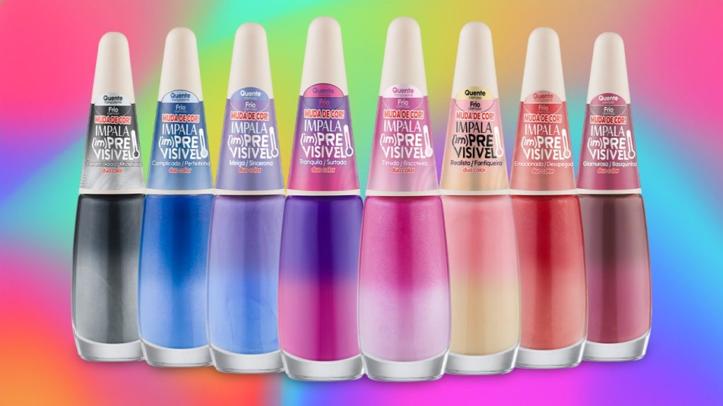Esmaltes que mudam de cor – Lançamento da&nbsp;Impala