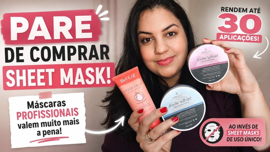 Máscaras Profissionais x Sheet Masks: Qual Vale Mais a&nbsp;Pena?