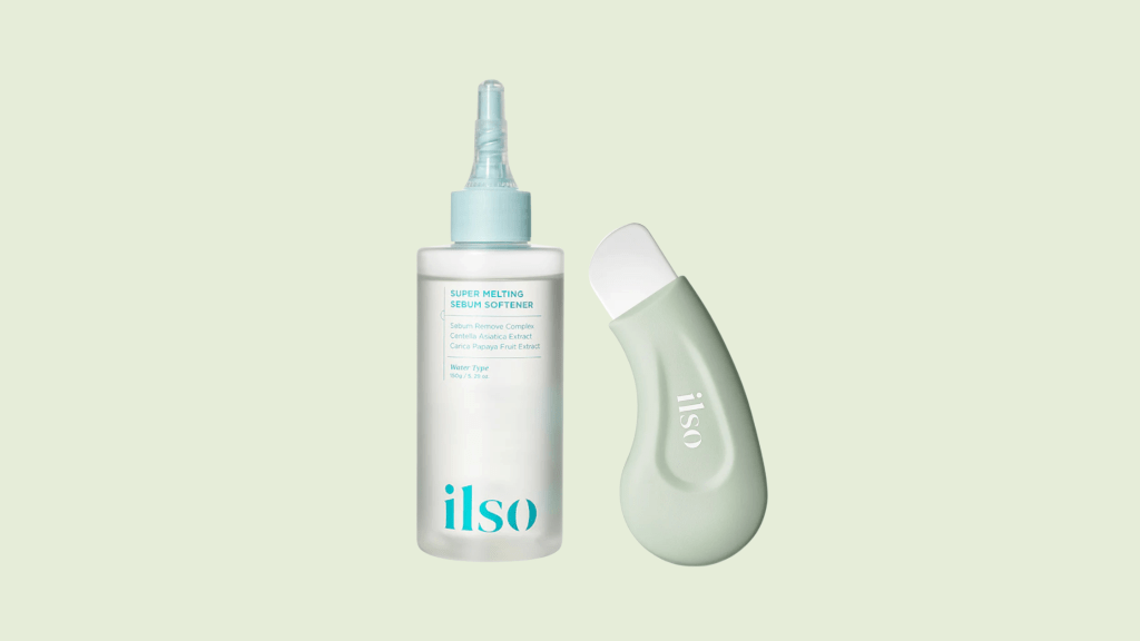 Ilso Super Melting Sebum Softener, produto coreano para remoção de sebo, filamentos sebáceos e limpeza profunda dos poros.